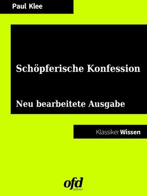 cover image of Schöpferische Konfession